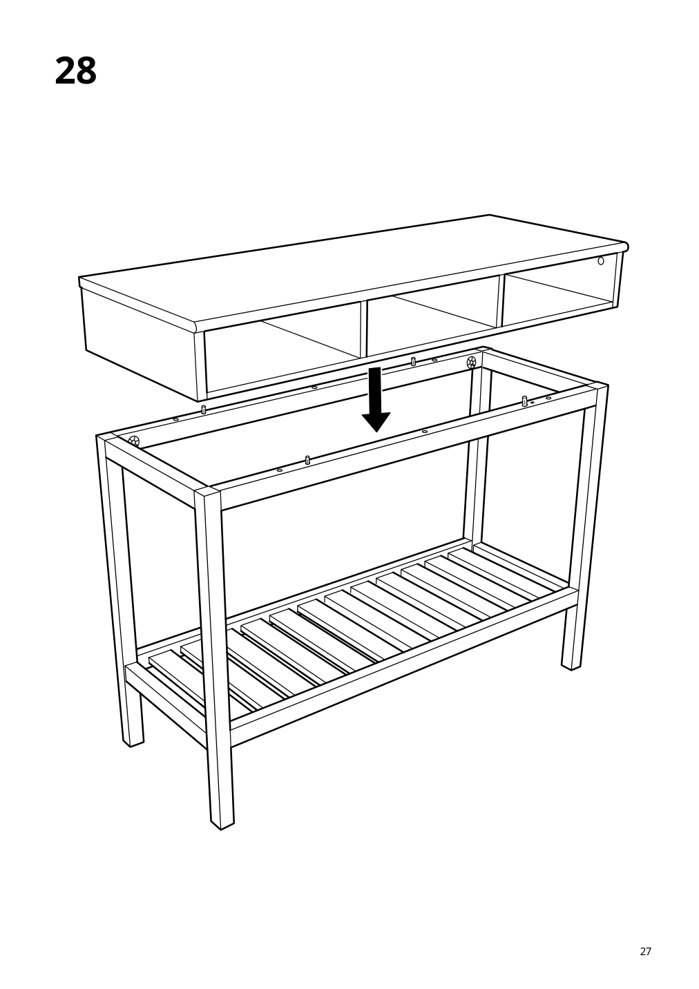 Assembly instructions for IKEA Panget console table dark gray stained | Page 27 - IKEA PANGET console table 604.741.66