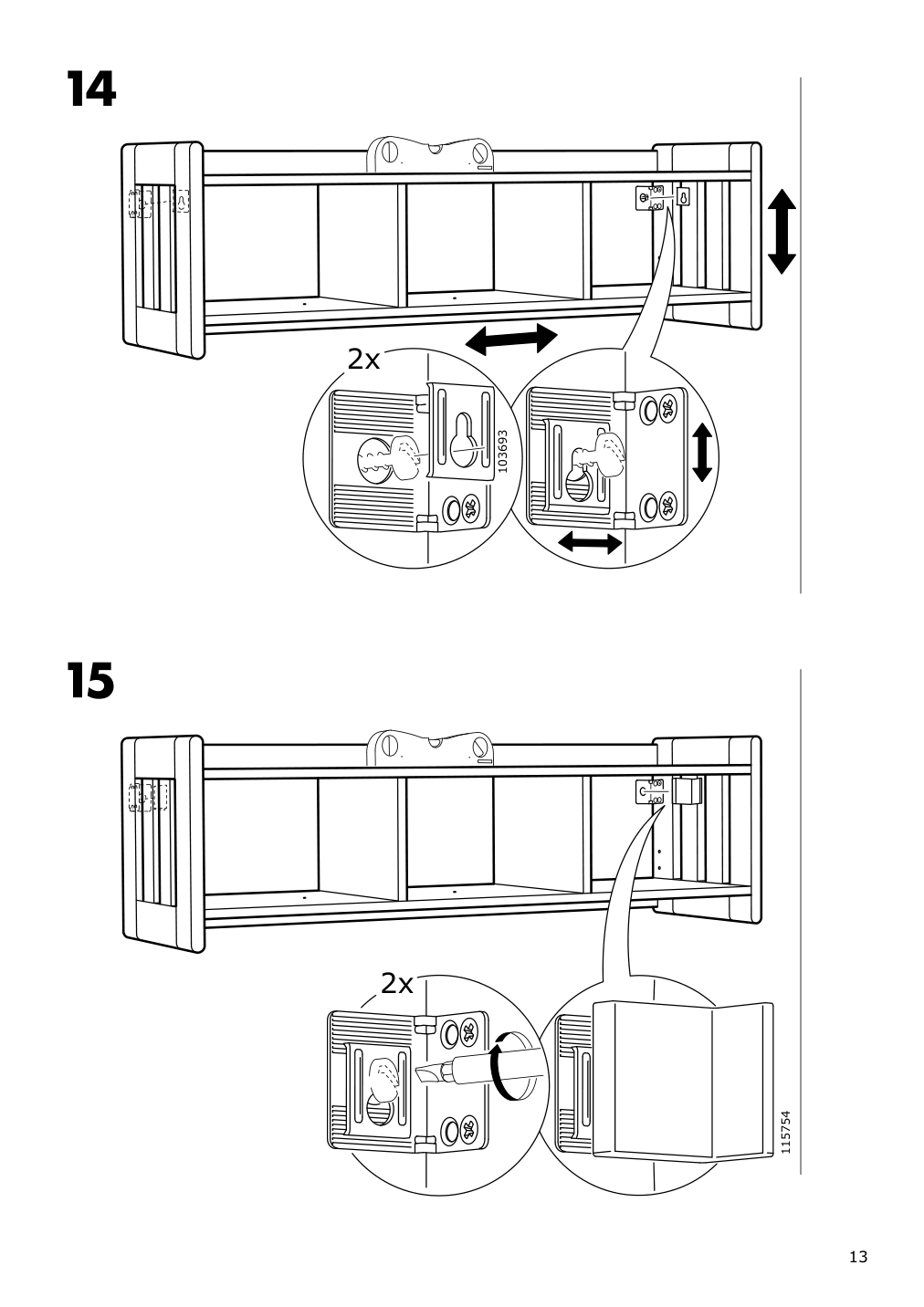 Assembly instructions for IKEA Panget hat and coat rack white | Page 13 - IKEA PANGET hat and coat rack 104.741.64