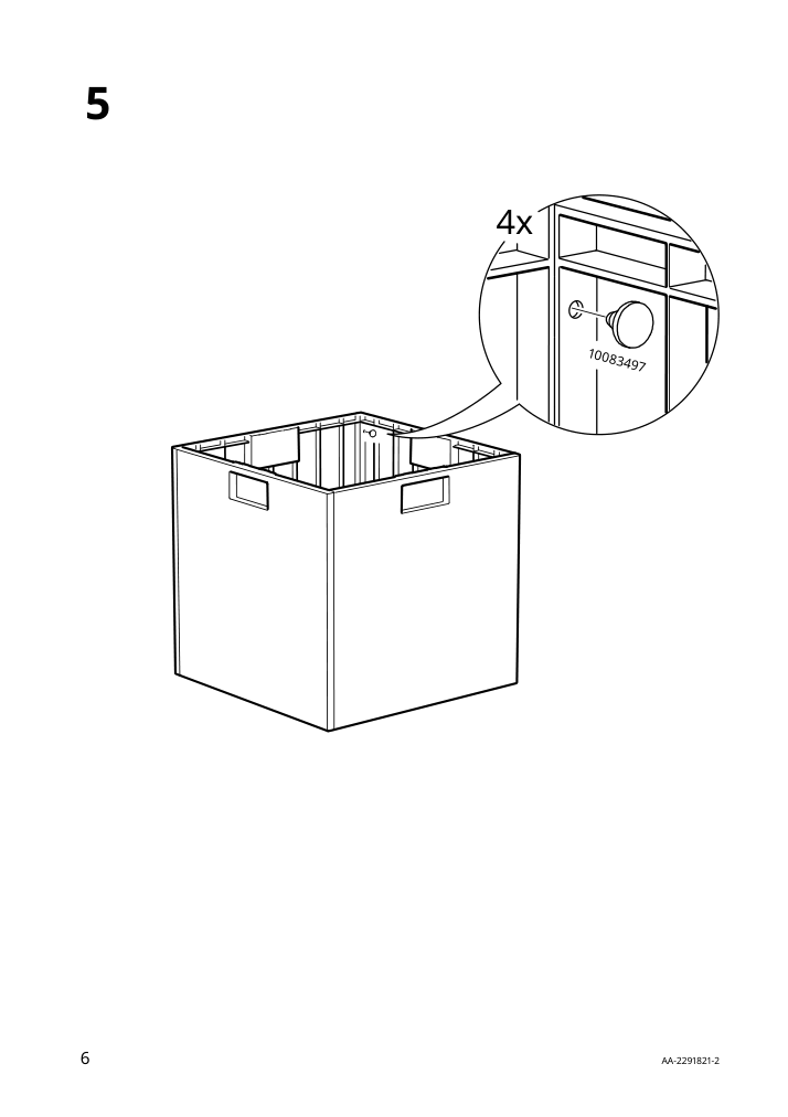 Assembly instructions for IKEA Pansartax storage box with lid transparent gray blue | Page 6 - IKEA PANSARTAX storage box with lid 005.254.04