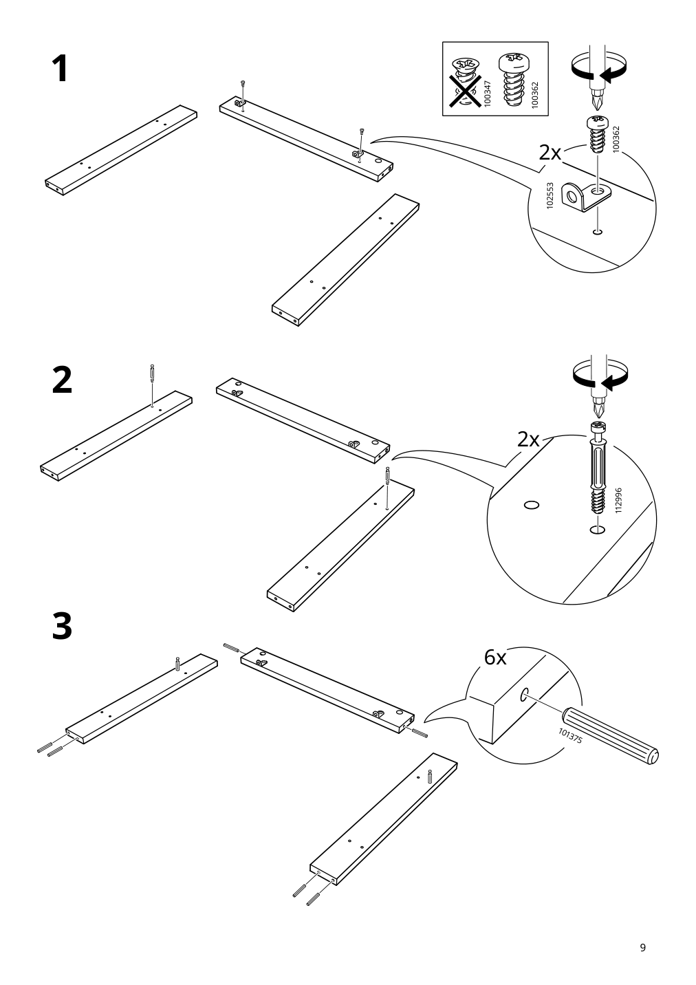 Assembly instructions for IKEA Pax add on corner unit with 4 shelves white | Page 9 - IKEA PAX corner wardrobe 993.856.97