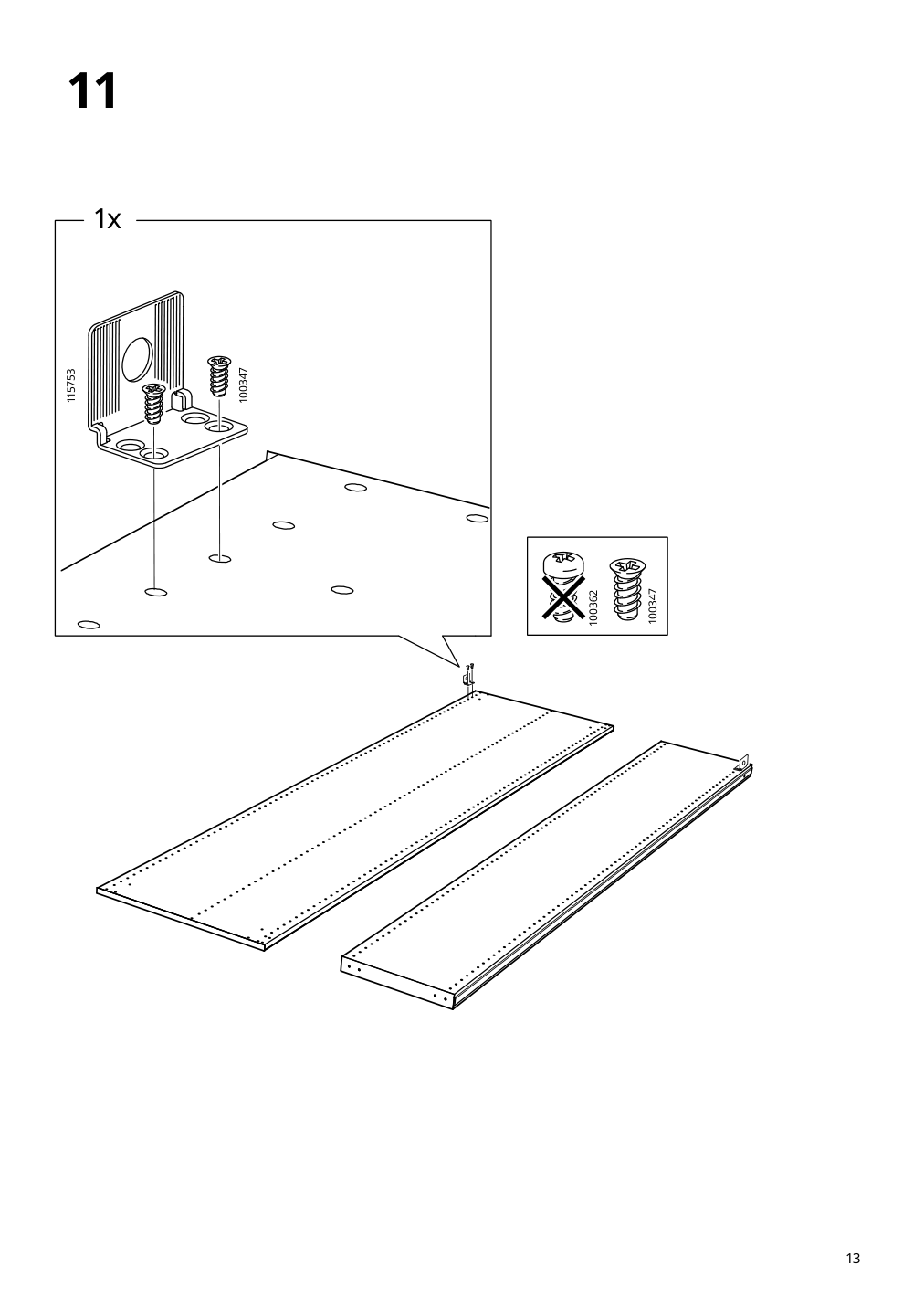 Assembly instructions for IKEA Pax add on corner unit with 4 shelves white | Page 13 - IKEA PAX corner wardrobe 993.856.97