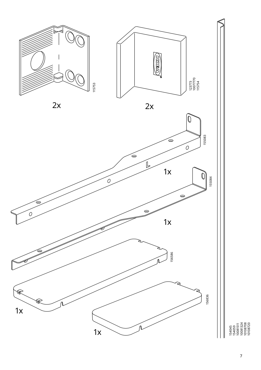 Assembly instructions for IKEA Pax add on corner unit with 4 shelves white | Page 7 - IKEA PAX corner wardrobe 993.856.97