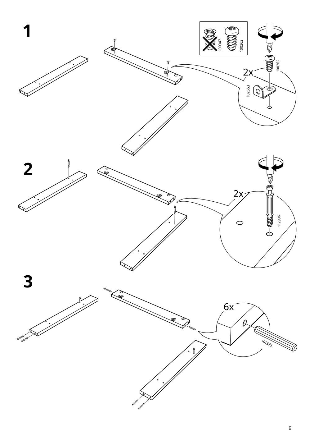 Assembly instructions for IKEA Pax add on corner unit with 4 shelves white | Page 9 - IKEA PAX corner wardrobe 993.856.97