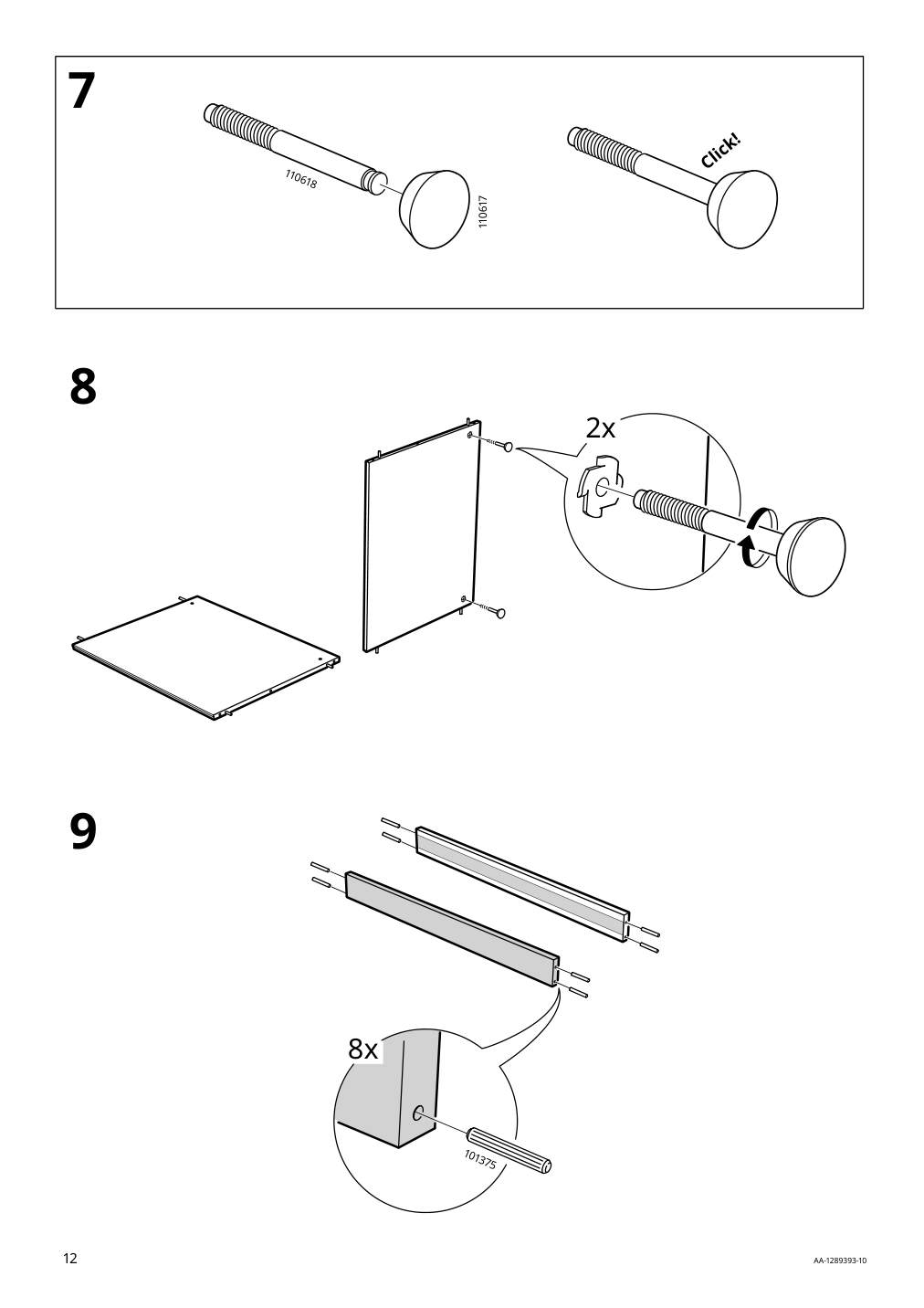 Assembly instructions for IKEA Pax wardrobe frame beige | Page 12 - IKEA PAX / HASVIK wardrobe 494.359.73