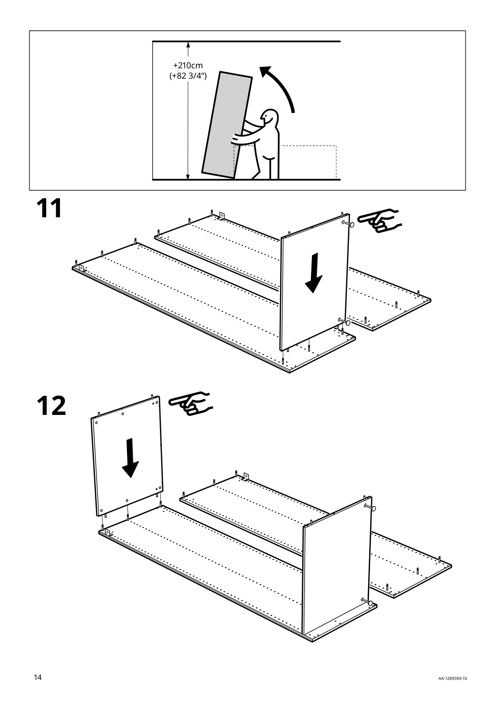 Assembly instructions for IKEA Pax wardrobe frame beige | Page 14 - IKEA PAX / HASVIK wardrobe 494.359.73