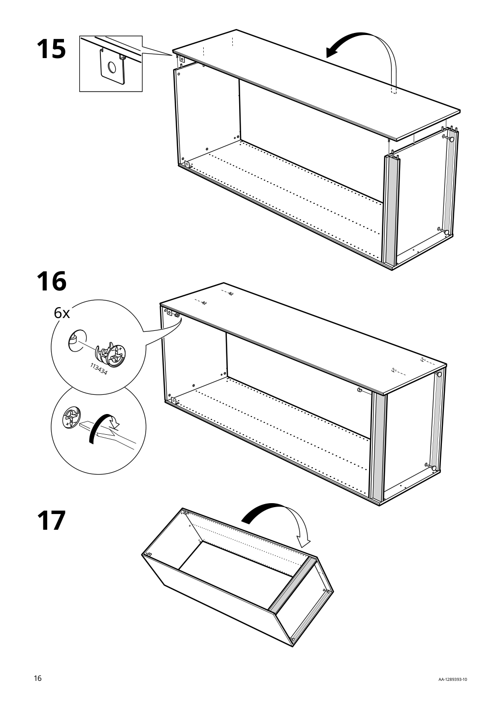 Assembly instructions for IKEA Pax wardrobe frame beige | Page 16 - IKEA PAX / HASVIK wardrobe 494.359.73