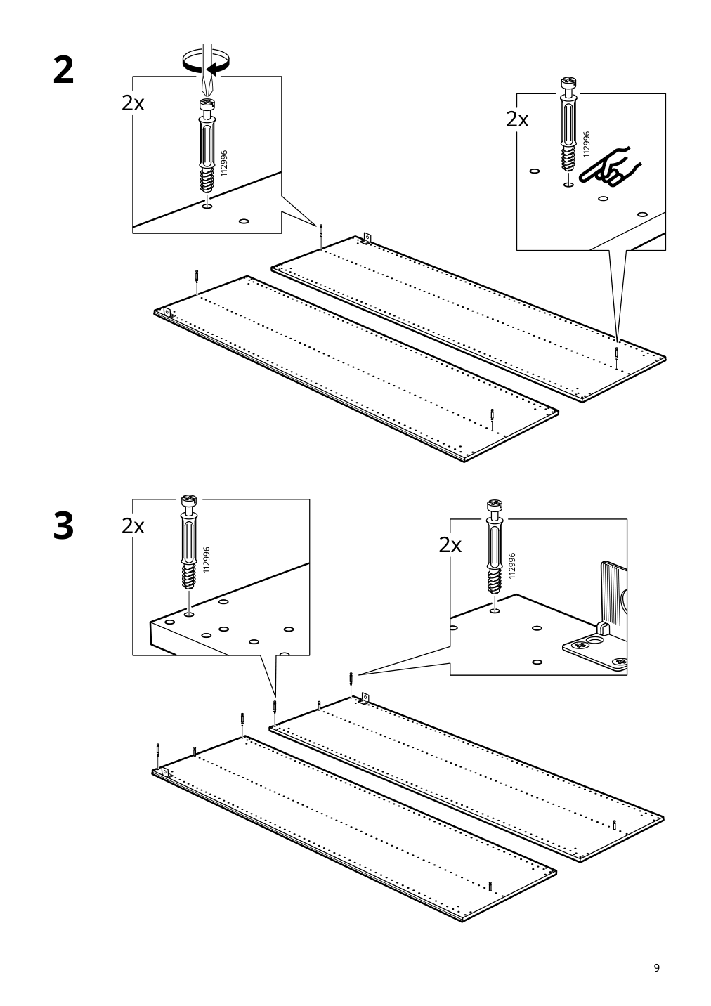 Assembly instructions for IKEA Pax wardrobe frame beige | Page 9 - IKEA PAX / HASVIK wardrobe 494.359.73