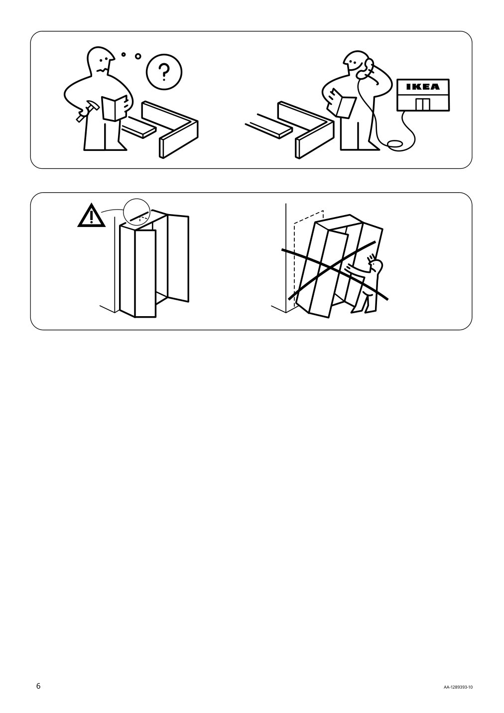 Assembly instructions for IKEA Pax wardrobe frame dark gray | Page 6 - IKEA PAX / MEHAMN wardrobe with sliding doors 995.516.82