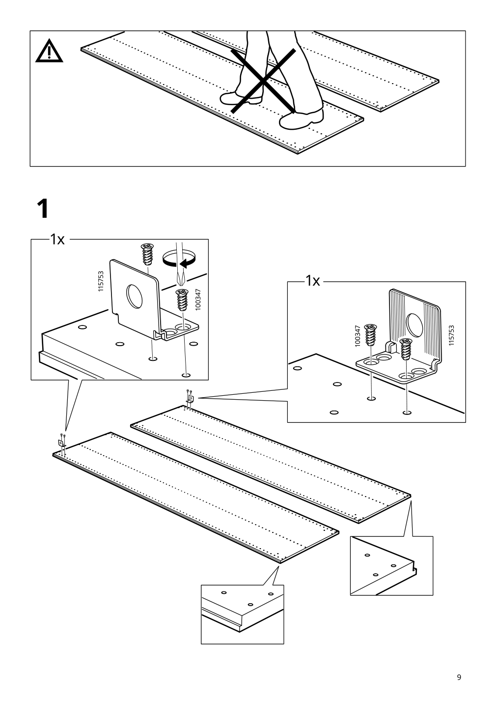 Assembly instructions for IKEA Pax wardrobe frame dark gray | Page 9 - IKEA PAX / MEHAMN wardrobe combination 395.230.55