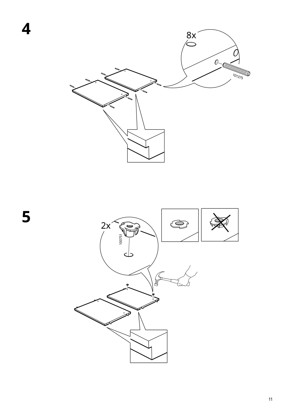 Assembly instructions for IKEA Pax wardrobe frame dark gray | Page 11 - IKEA PAX / AULI wardrobe combination 894.331.18