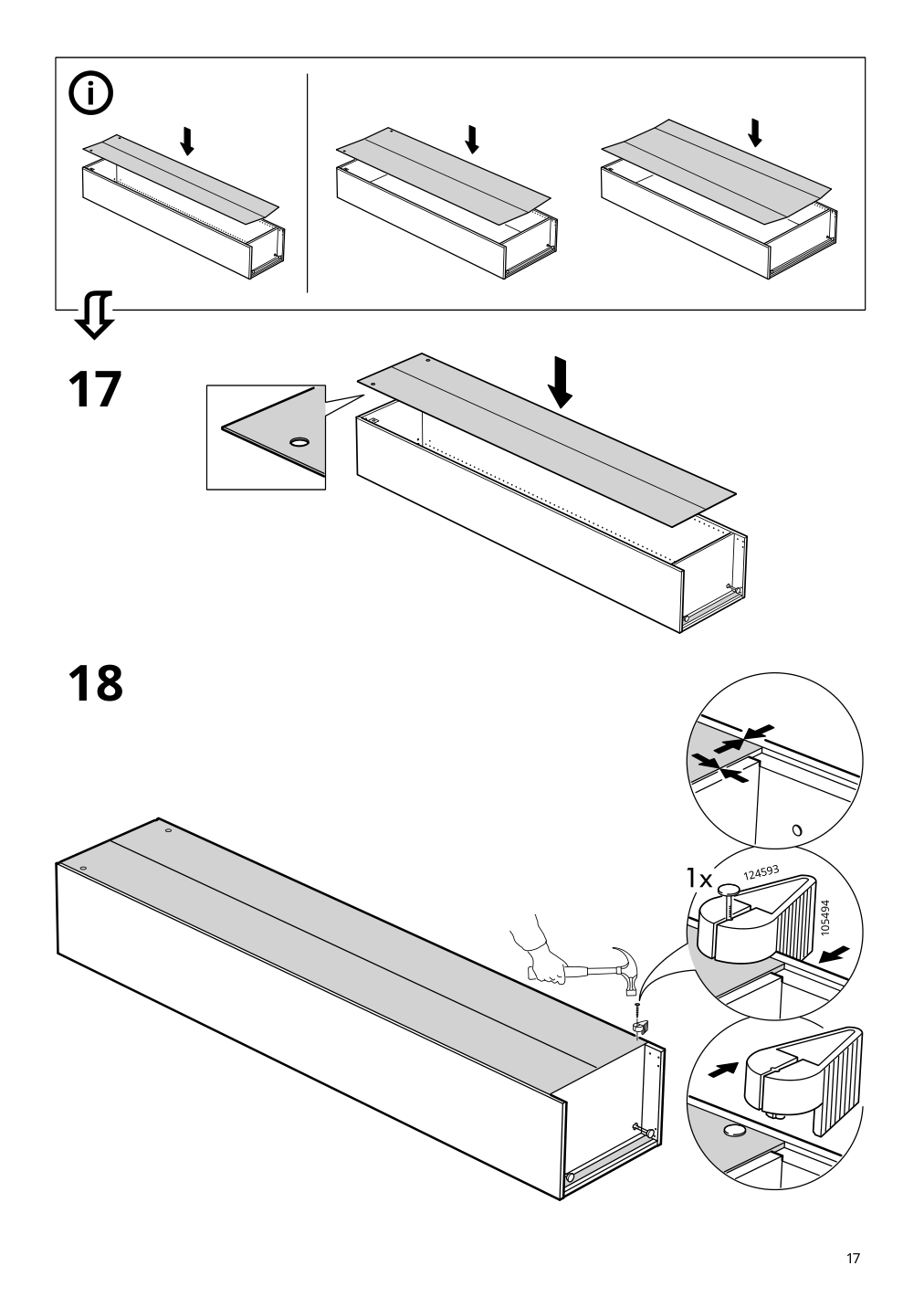 Assembly instructions for IKEA Pax wardrobe frame dark gray | Page 17 - IKEA PAX / AULI wardrobe combination 894.331.18