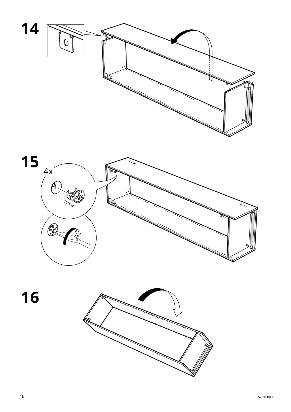 Assembly instructions for IKEA Pax wardrobe frame dark gray | Page 16 - IKEA PAX / AULI wardrobe combination 094.331.17