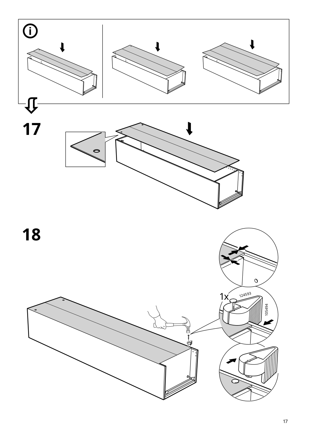 Assembly instructions for IKEA Pax wardrobe frame dark gray | Page 17 - IKEA PAX / AULI wardrobe combination 094.331.17