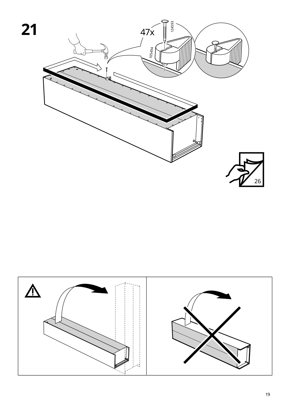 Assembly instructions for IKEA Pax wardrobe frame dark gray | Page 19 - IKEA PAX / AULI wardrobe combination 094.331.17