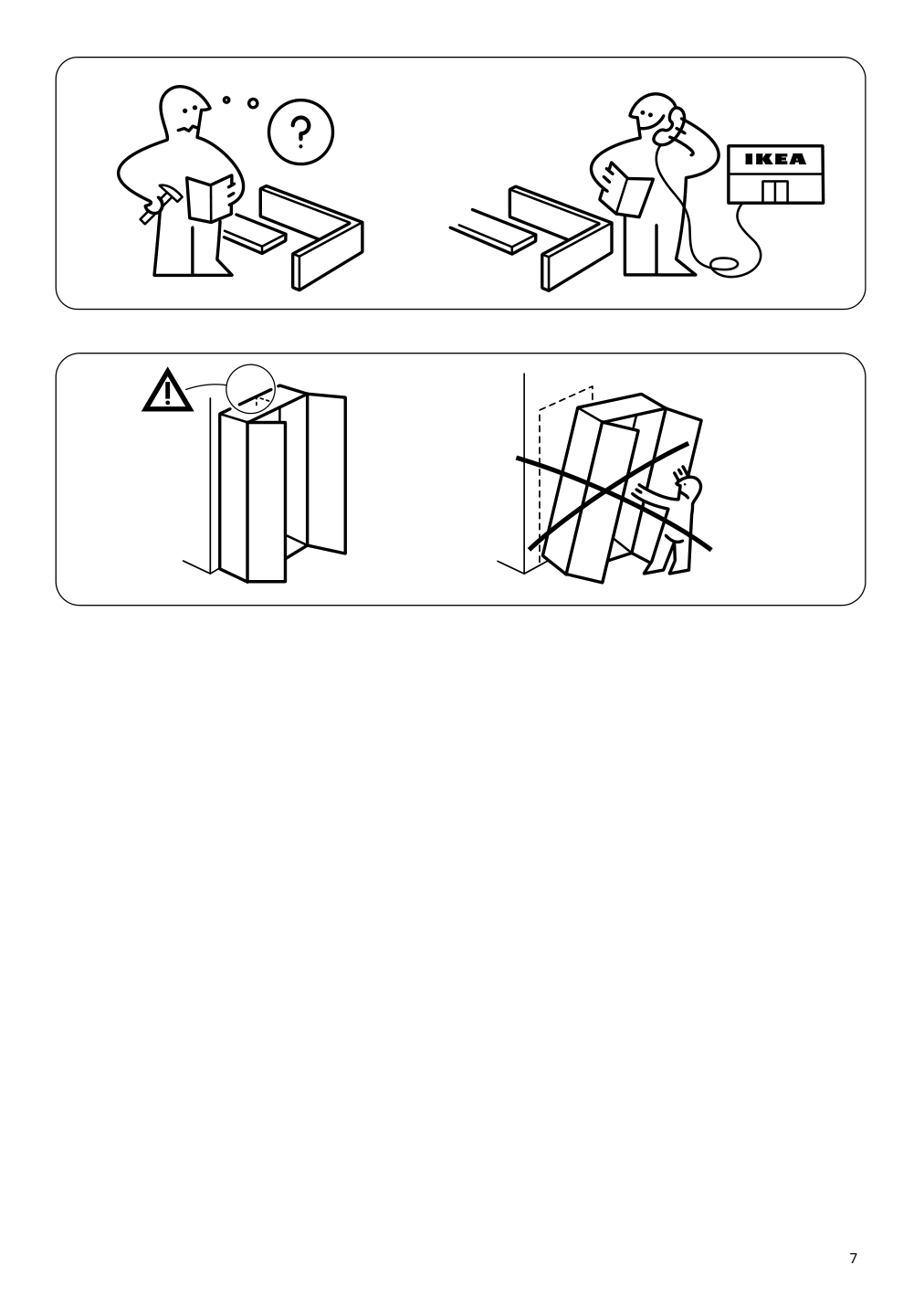 Assembly instructions for IKEA Pax wardrobe frame dark gray | Page 7 - IKEA PAX / MEHAMN/AULI wardrobe with sliding doors 095.517.14