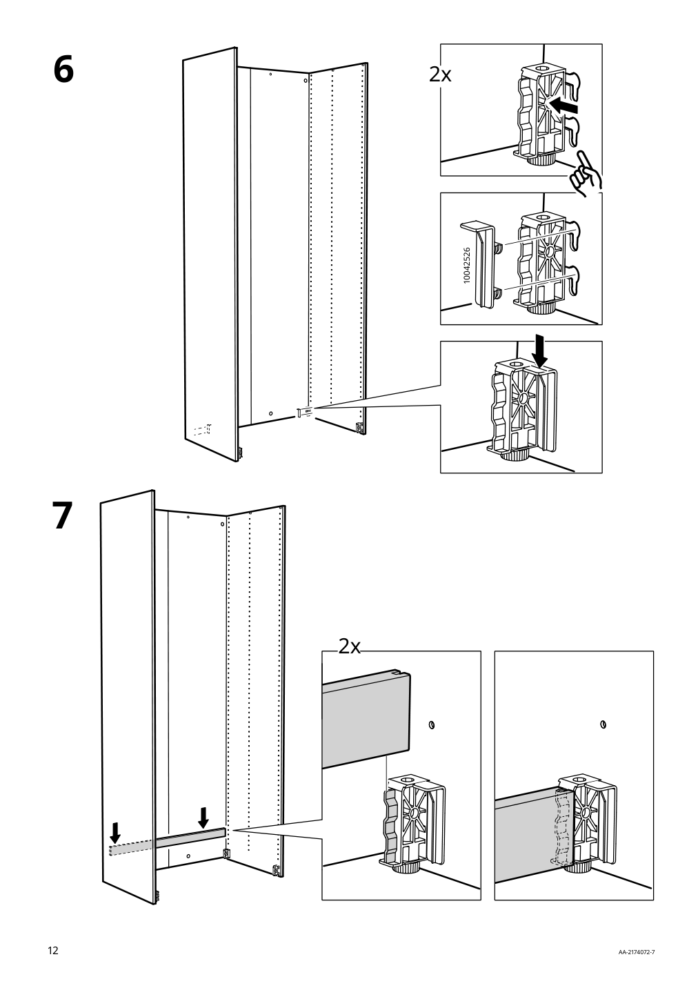 Assembly instructions for IKEA Pax wardrobe frame | Page 12 - IKEA PAX / TYSSEDAL wardrobe combination 995.027.76