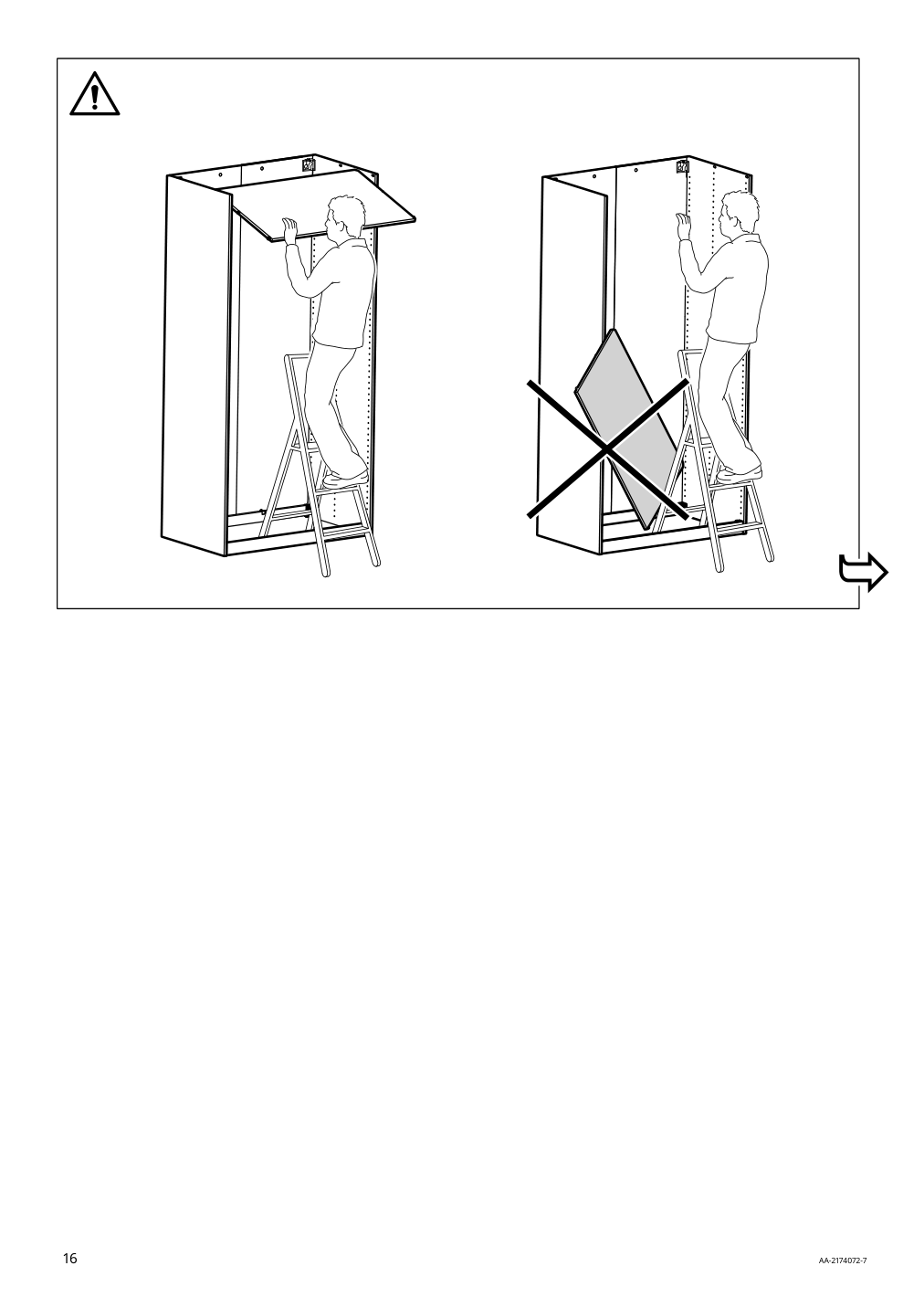 Assembly instructions for IKEA Pax wardrobe frame | Page 16 - IKEA PAX / TYSSEDAL wardrobe combination 995.027.76