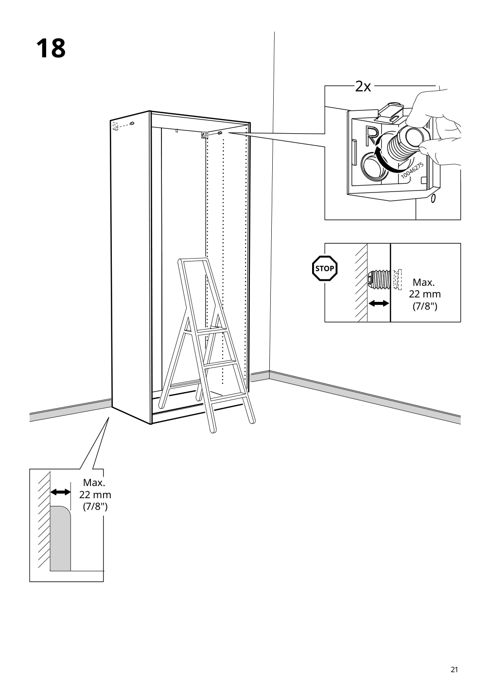 Assembly instructions for IKEA Pax wardrobe frame | Page 21 - IKEA PAX / TYSSEDAL wardrobe combination 995.027.76