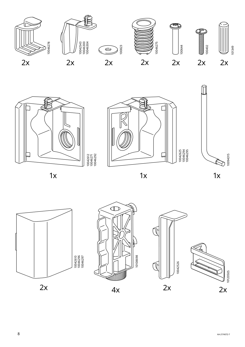 Assembly instructions for IKEA Pax wardrobe frame | Page 8 - IKEA PAX / TYSSEDAL wardrobe combination 995.027.76