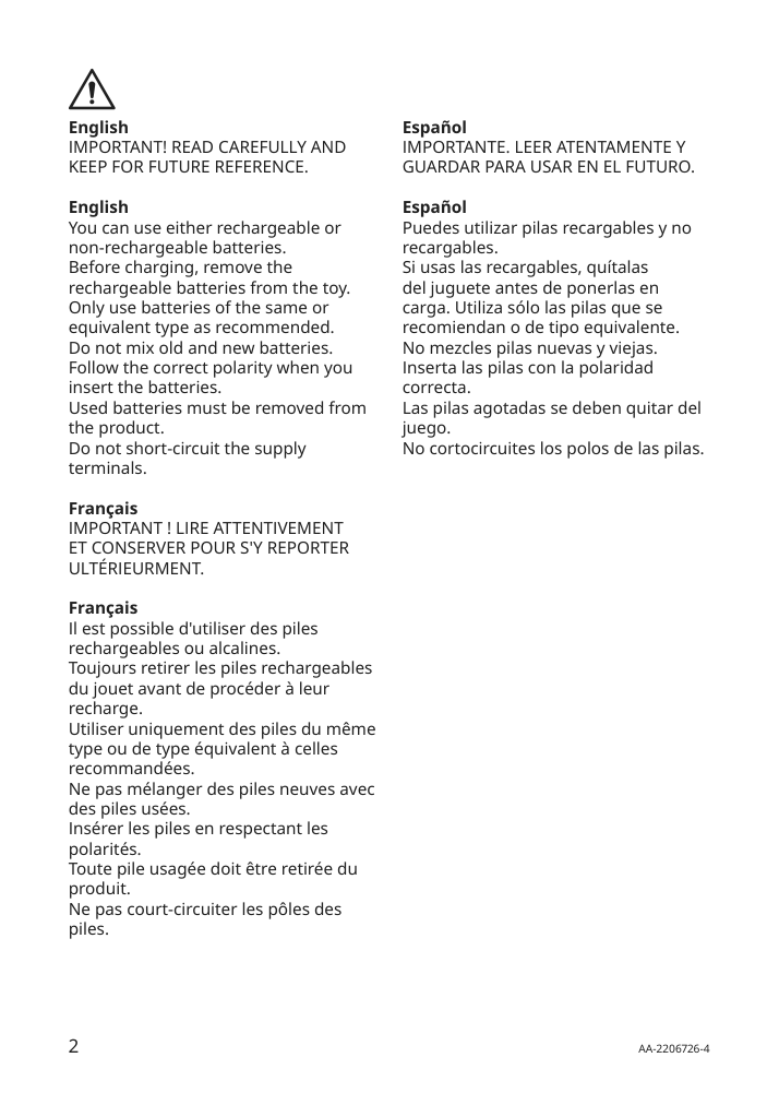 Assembly instructions for IKEA Pekhult soft toy with led nightlight gray rabbit battery operated | Page 2 - IKEA PEKHULT soft toy with LED nightlight 504.700.03