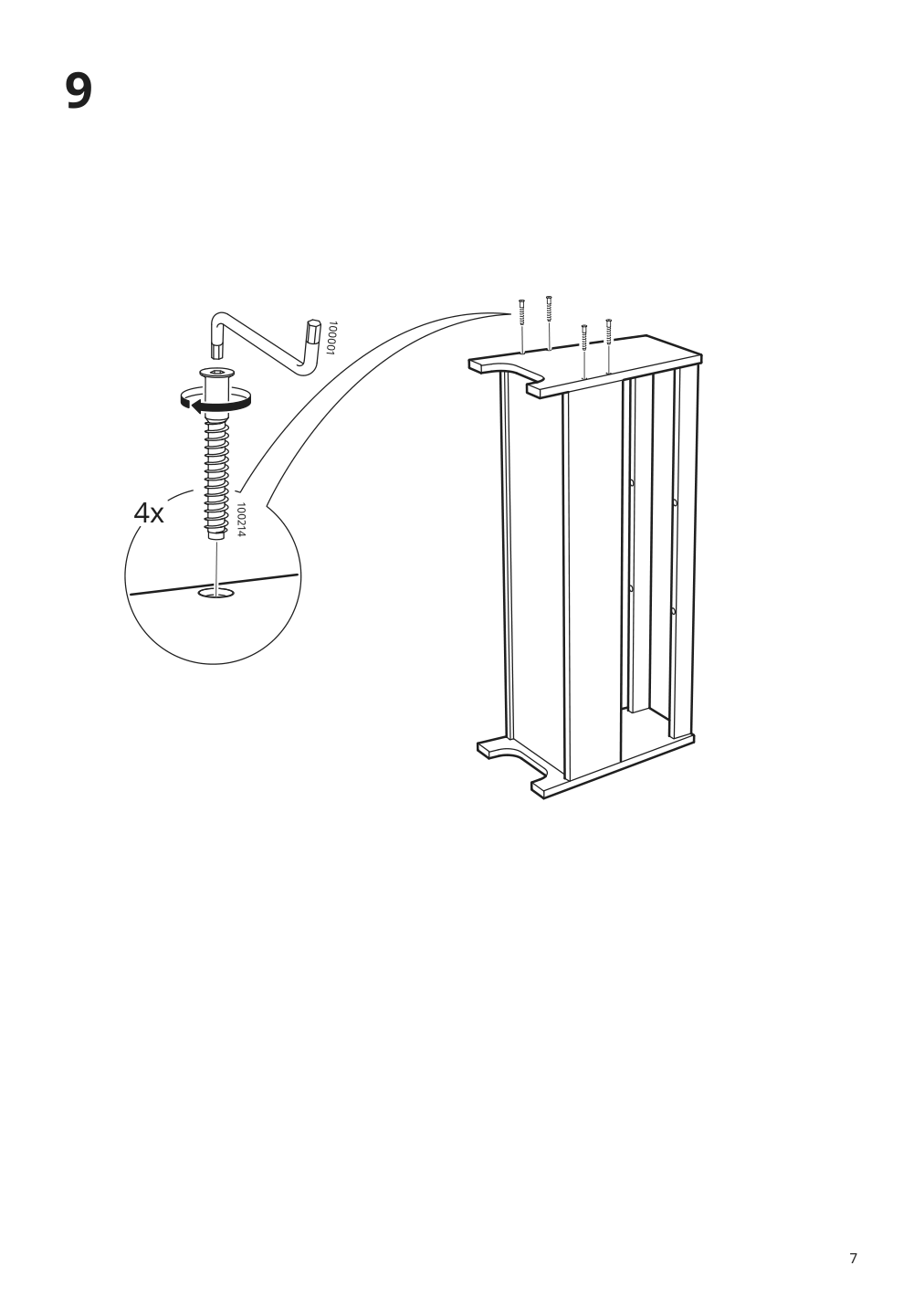 Assembly instructions for IKEA Perjohan bench with storage pine | Page 7 - IKEA PERJOHAN bench with storage 604.853.39