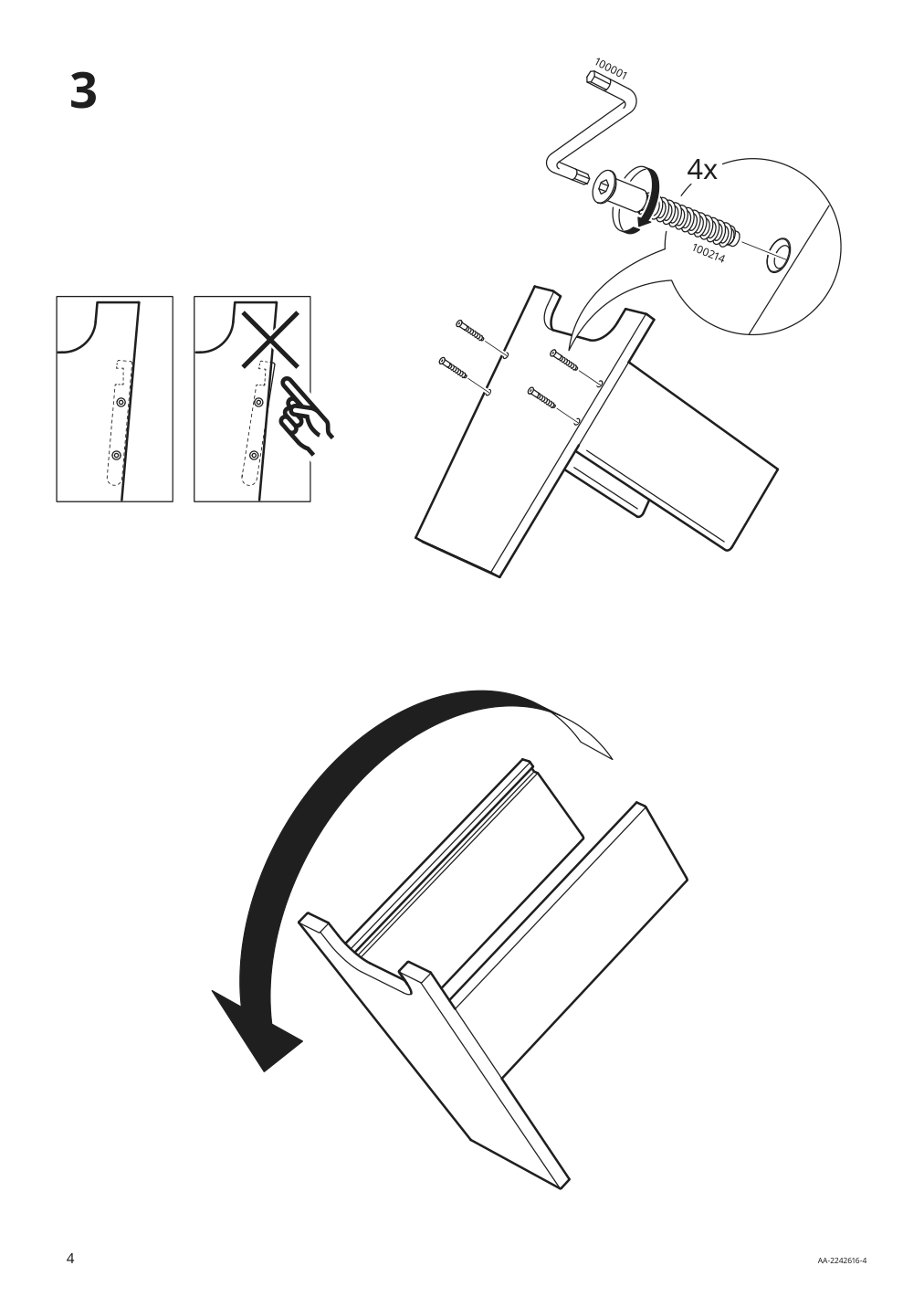 Assembly instructions for IKEA Perjohan stool with storage pine | Page 4 - IKEA PERJOHAN stool with storage 804.853.38