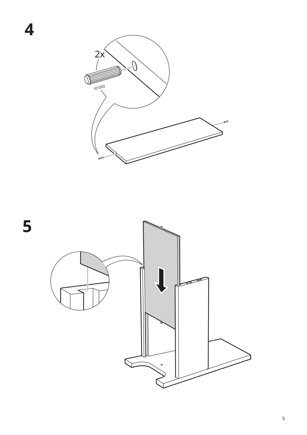 Assembly instructions for IKEA Perjohan stool with storage pine | Page 5 - IKEA PERJOHAN stool with storage 804.853.38