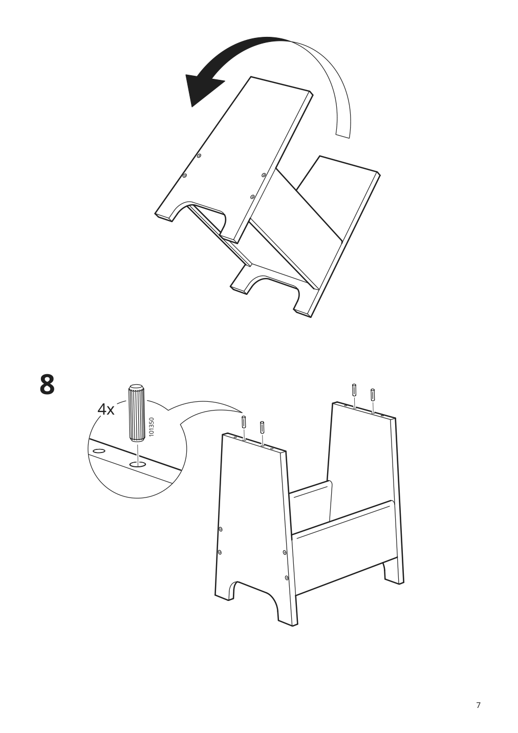 Assembly instructions for IKEA Perjohan stool with storage pine | Page 7 - IKEA PERJOHAN stool with storage 804.853.38