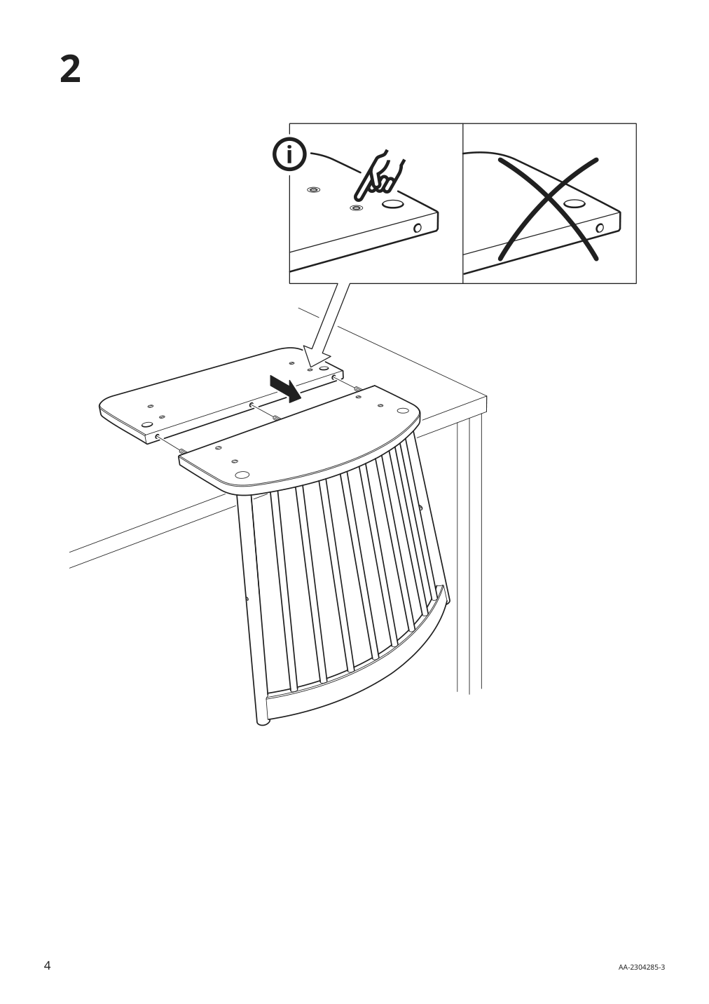 Assembly instructions for IKEA Persbol armchair birch tibbleby beige gray | Page 4 - IKEA PERSBOL armchair 503.501.90