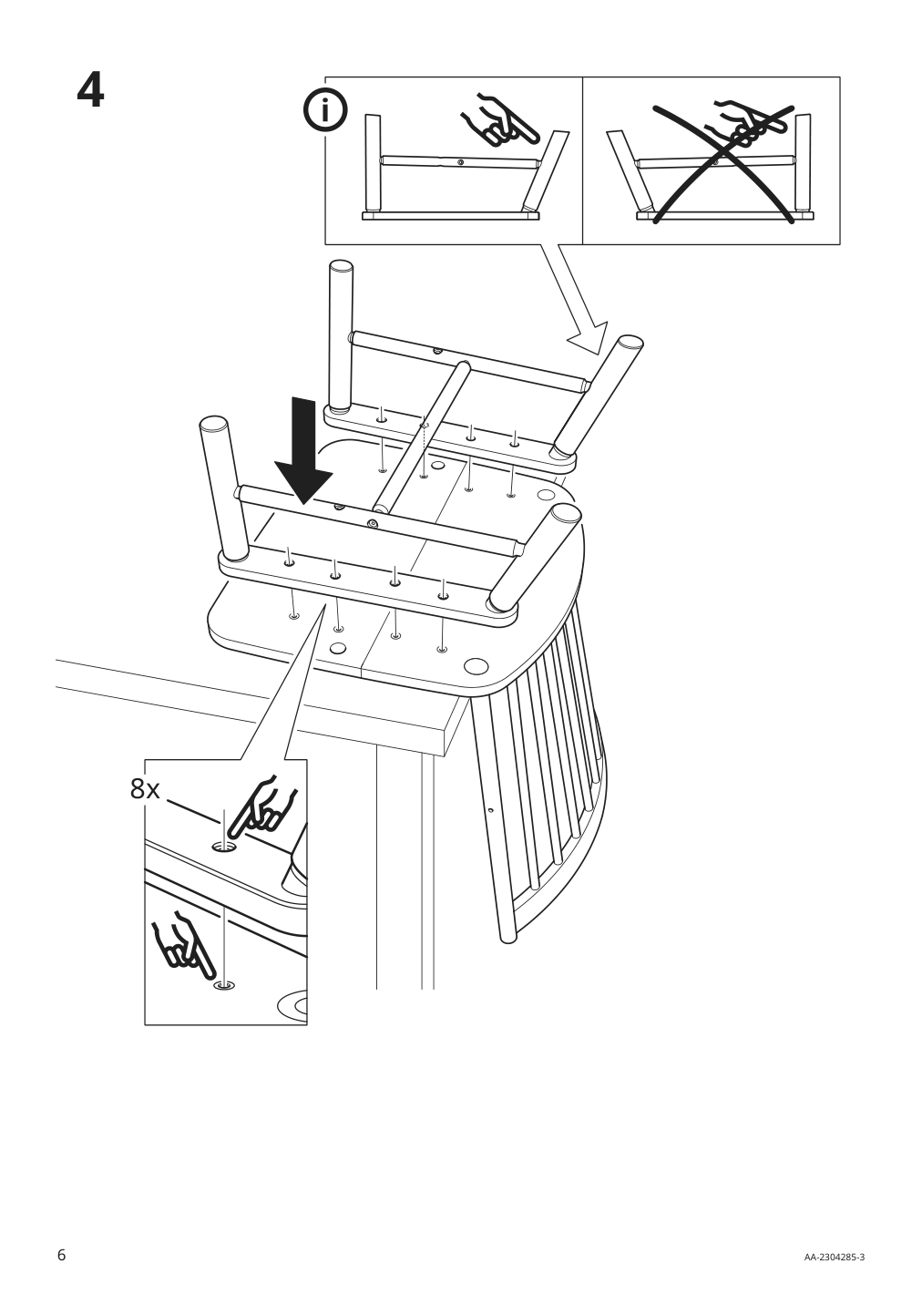 Assembly instructions for IKEA Persbol armchair birch tibbleby beige gray | Page 6 - IKEA PERSBOL armchair 503.501.90