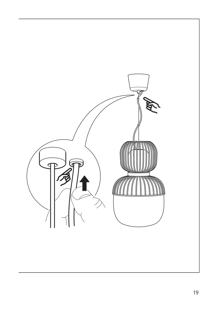 Assembly instructions for IKEA Pilblixt pendant lamp white light green glass gold effect metal | Page 19 - IKEA PILBLIXT pendant lamp 504.998.79