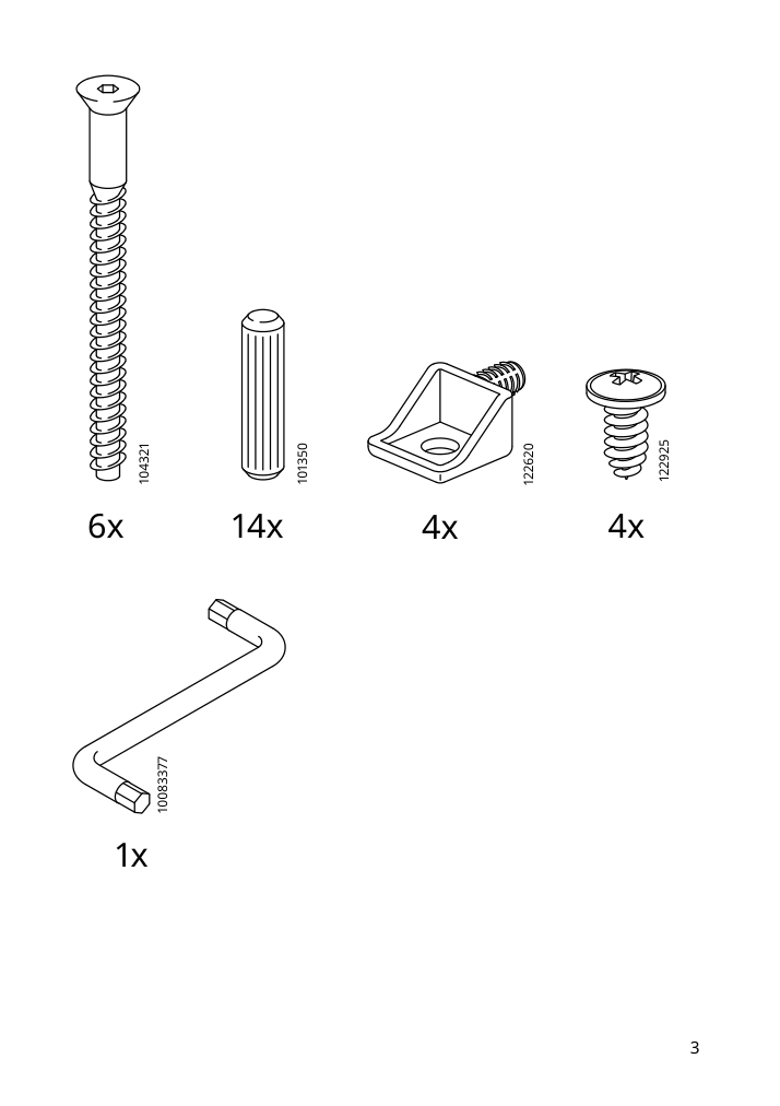 Assembly instructions for IKEA Pinntorp chair light brown stained | Page 3 - IKEA PINNTORP / PINNTORP table and 4 chairs 895.644.49