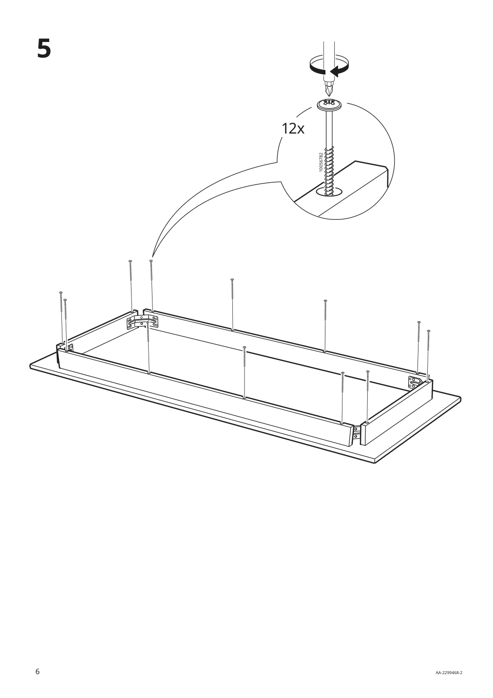 Assembly instructions for IKEA Pinntorp table light brown stained white stained | Page 6 - IKEA PINNTORP / PINNTORP table and 6 chairs 994.844.71