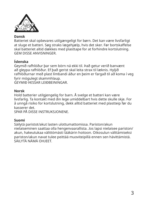 Assembly instructions for IKEA Plattboj lithium battery | Page 3 - IKEA PLATTBOJ lithium battery 802.911.56