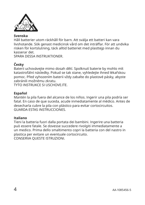 Assembly instructions for IKEA Plattboj lithium battery | Page 4 - IKEA PLATTBOJ lithium battery 802.911.56