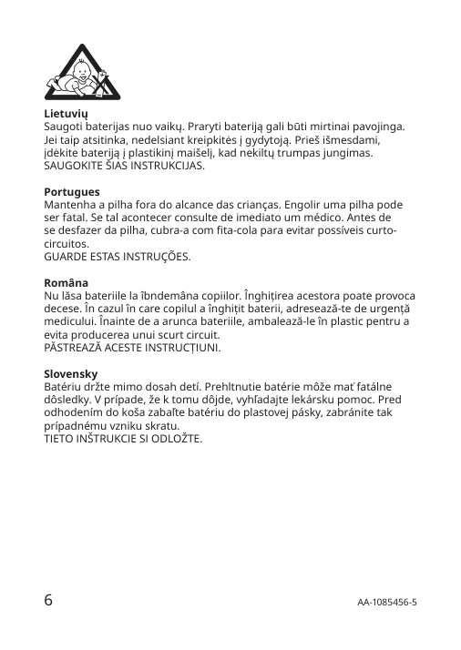 Assembly instructions for IKEA Plattboj lithium battery | Page 6 - IKEA PLATTBOJ lithium battery 802.911.56