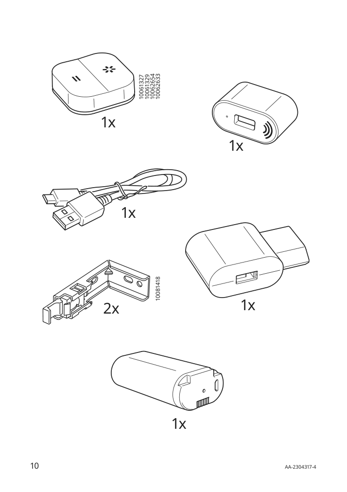 Assembly instructions for IKEA Praktlysing cellular blind smart wireless battery operated white | Page 10 - IKEA PRAKTLYSING cellular blind 405.142.48