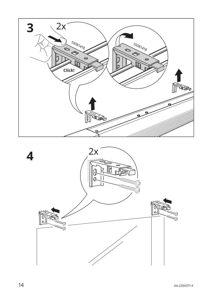 Assembly instructions for IKEA Praktlysing cellular blind smart wireless battery operated white | Page 14 - IKEA PRAKTLYSING cellular blind 405.142.48