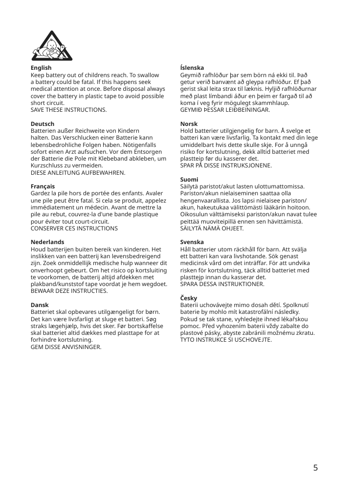 Assembly instructions for IKEA Praktlysing cellular blind smart wireless battery operated white | Page 5 - IKEA PRAKTLYSING cellular blind 405.142.48
