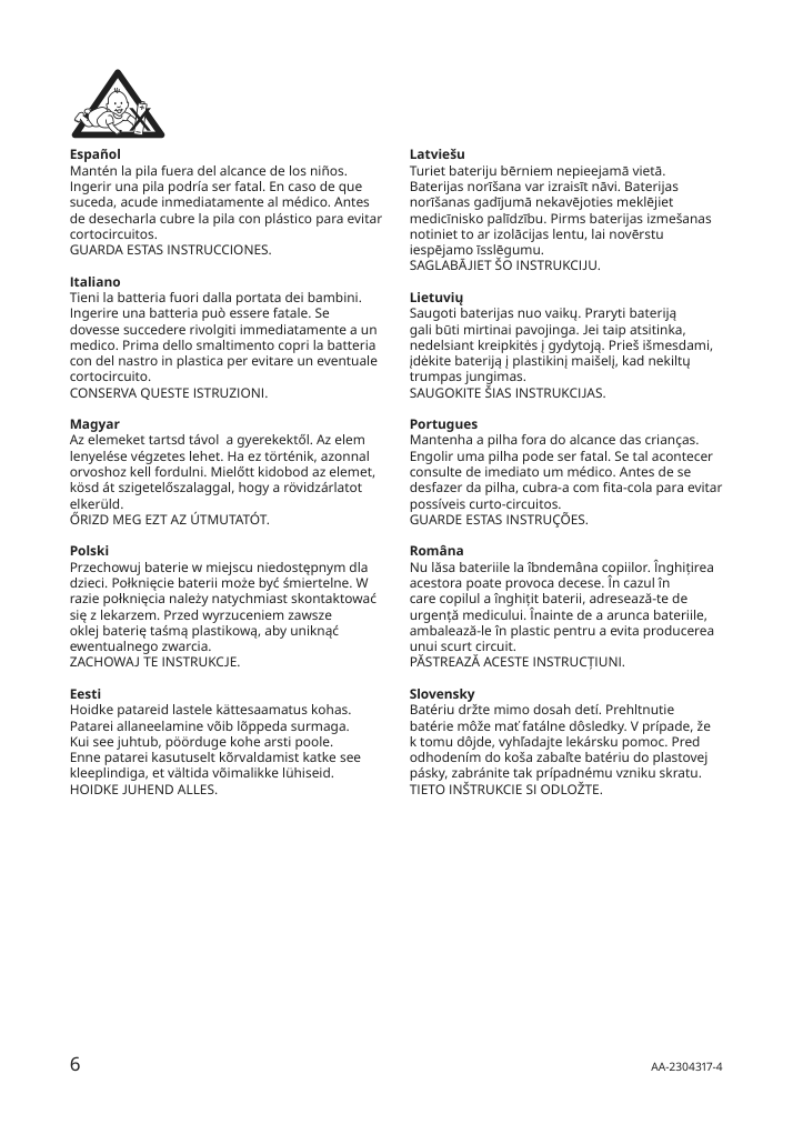 Assembly instructions for IKEA Praktlysing cellular blind smart wireless battery operated white | Page 6 - IKEA PRAKTLYSING cellular blind 405.142.48