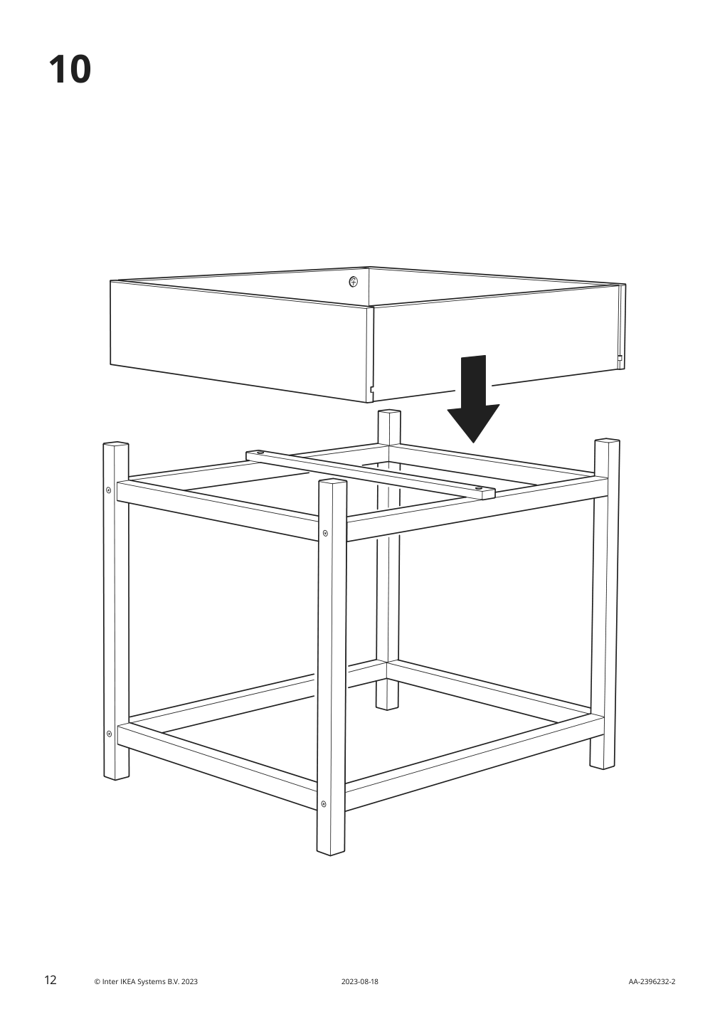 Assembly instructions for IKEA Primaerskog plant stand | Page 12 - IKEA PRIMÄRSKOG plant stand 205.550.94