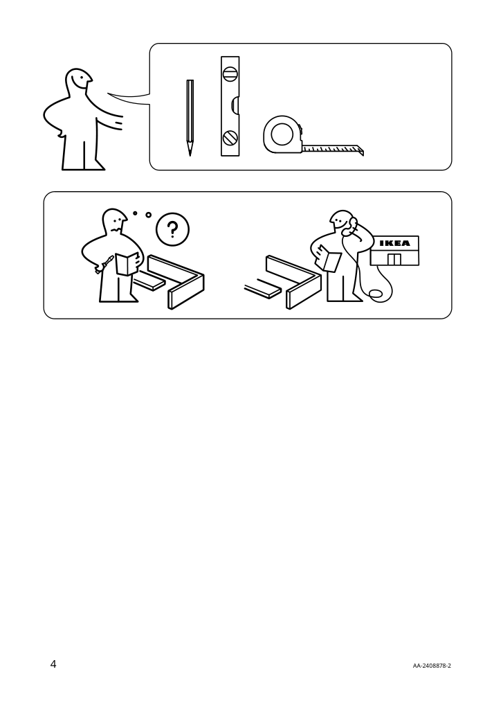 Assembly instructions for IKEA Prunkhallon mirror blue | Page 4 - IKEA PRUNKHALLON mirror 205.750.06