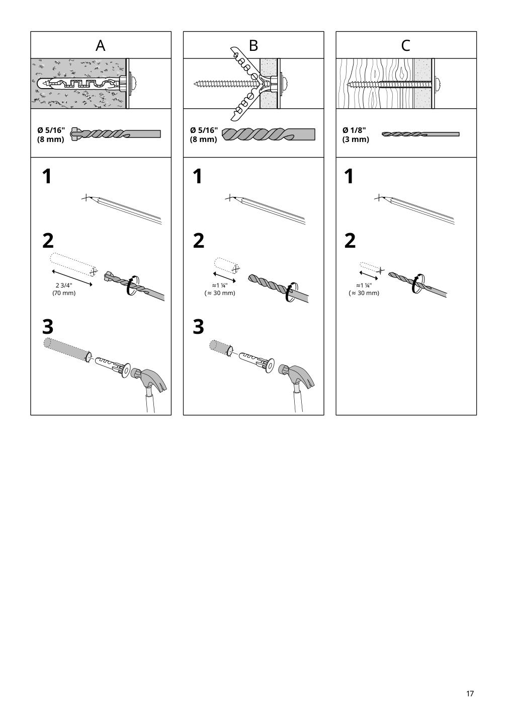 Assembly instructions for IKEA Racknaes 3 drawer chest white | Page 17 - IKEA RACKNÄS 3-drawer chest 105.945.24