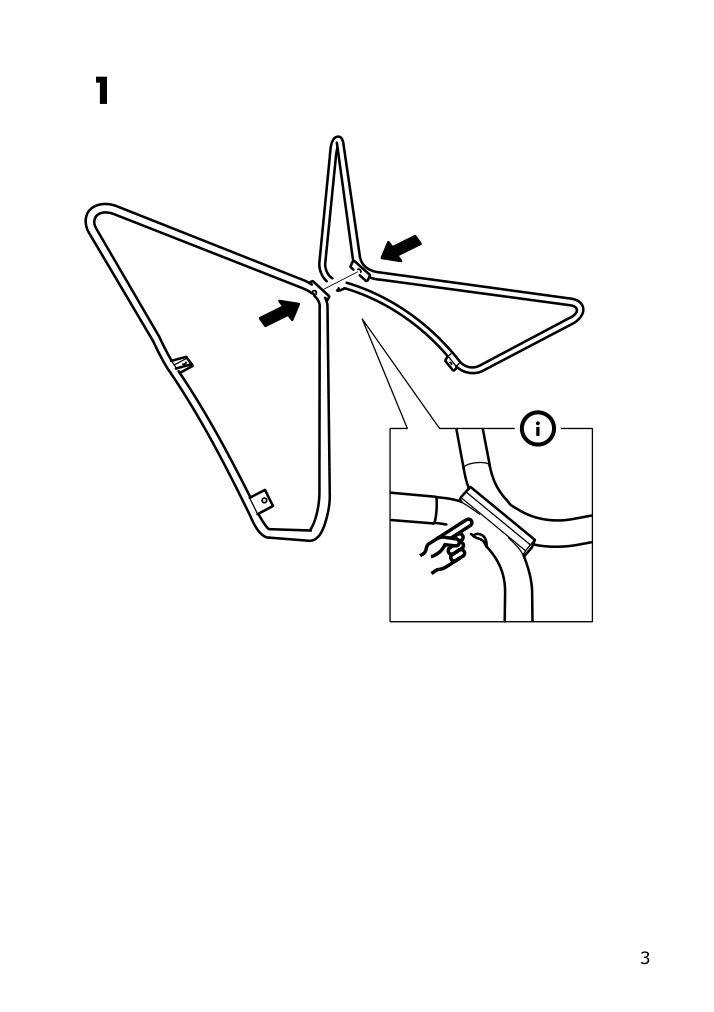 Assembly instructions for IKEA Radviken armchair dark brown black | Page 3 - IKEA RÅDVIKEN armchair 502.954.72