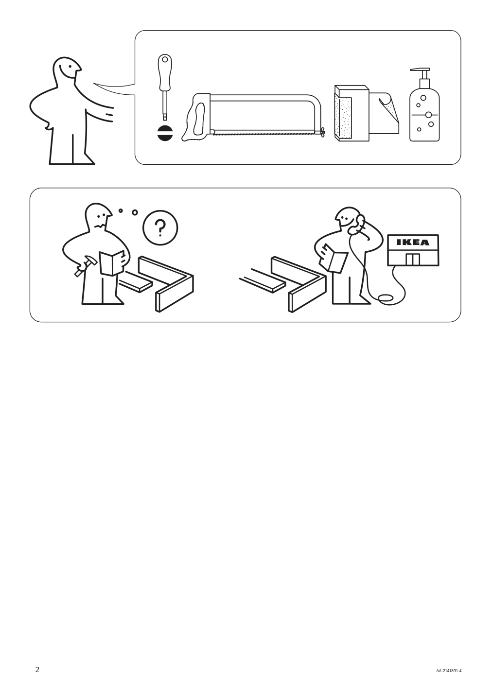 Assembly instructions for IKEA Raennilen water trap 2 bowls | Page 2 - IKEA HEMNES / TOLKEN Bathroom vanity with sink & faucets 795.755.56