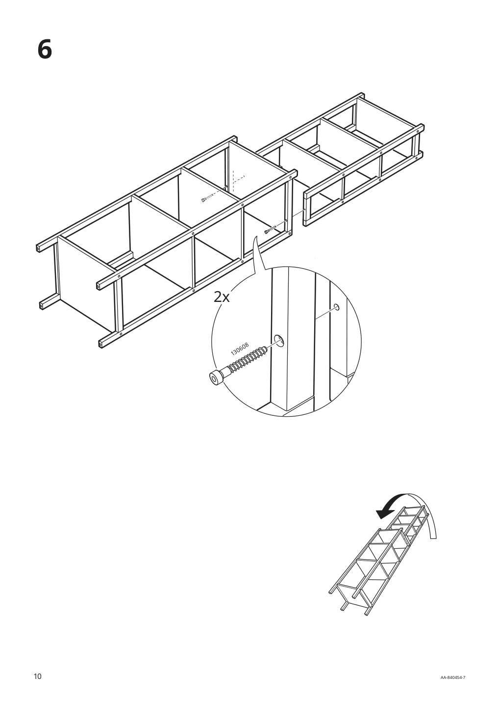 Assembly instructions for IKEA Ragrund shelf unit bamboo | Page 10 - IKEA RÅGRUND shelf unit 302.530.67