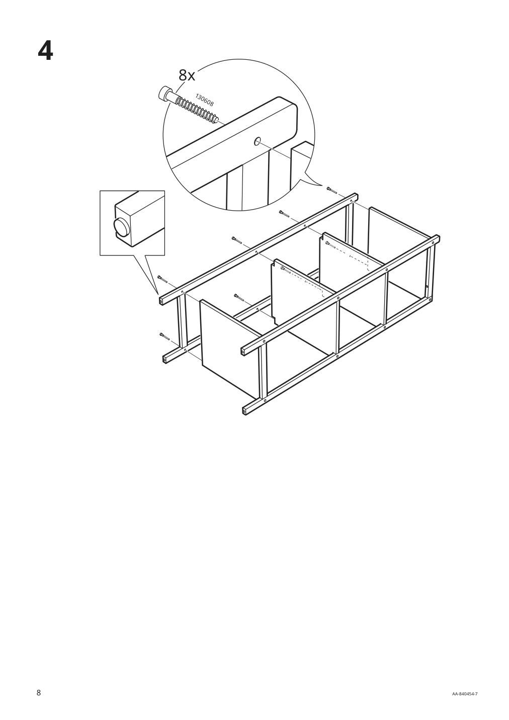 Assembly instructions for IKEA Ragrund shelf unit bamboo | Page 8 - IKEA RÅGRUND shelf unit 302.530.67