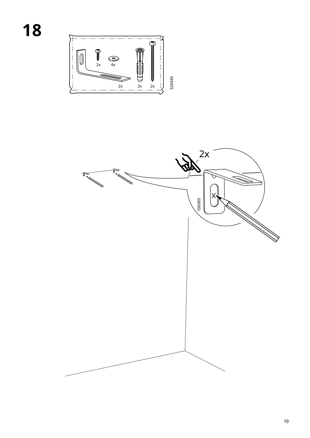 Assembly instructions for IKEA Rakkestad open wardrobe black brown | Page 19 - IKEA RAKKESTAD open wardrobe 804.537.47