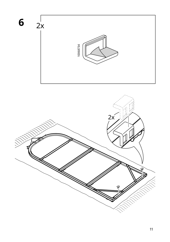 Assembly instructions for IKEA Ramebo mirror gold | Page 11 - IKEA RÅMEBO mirror 204.712.64