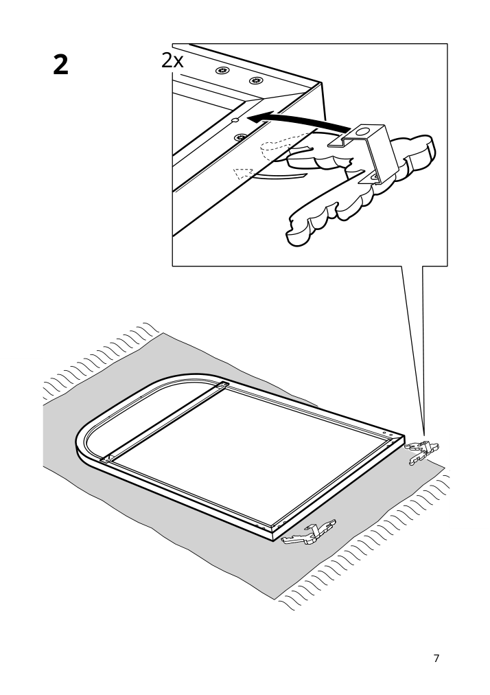 Assembly instructions for IKEA Ramebo mirror gold | Page 7 - IKEA RÅMEBO mirror 504.712.67